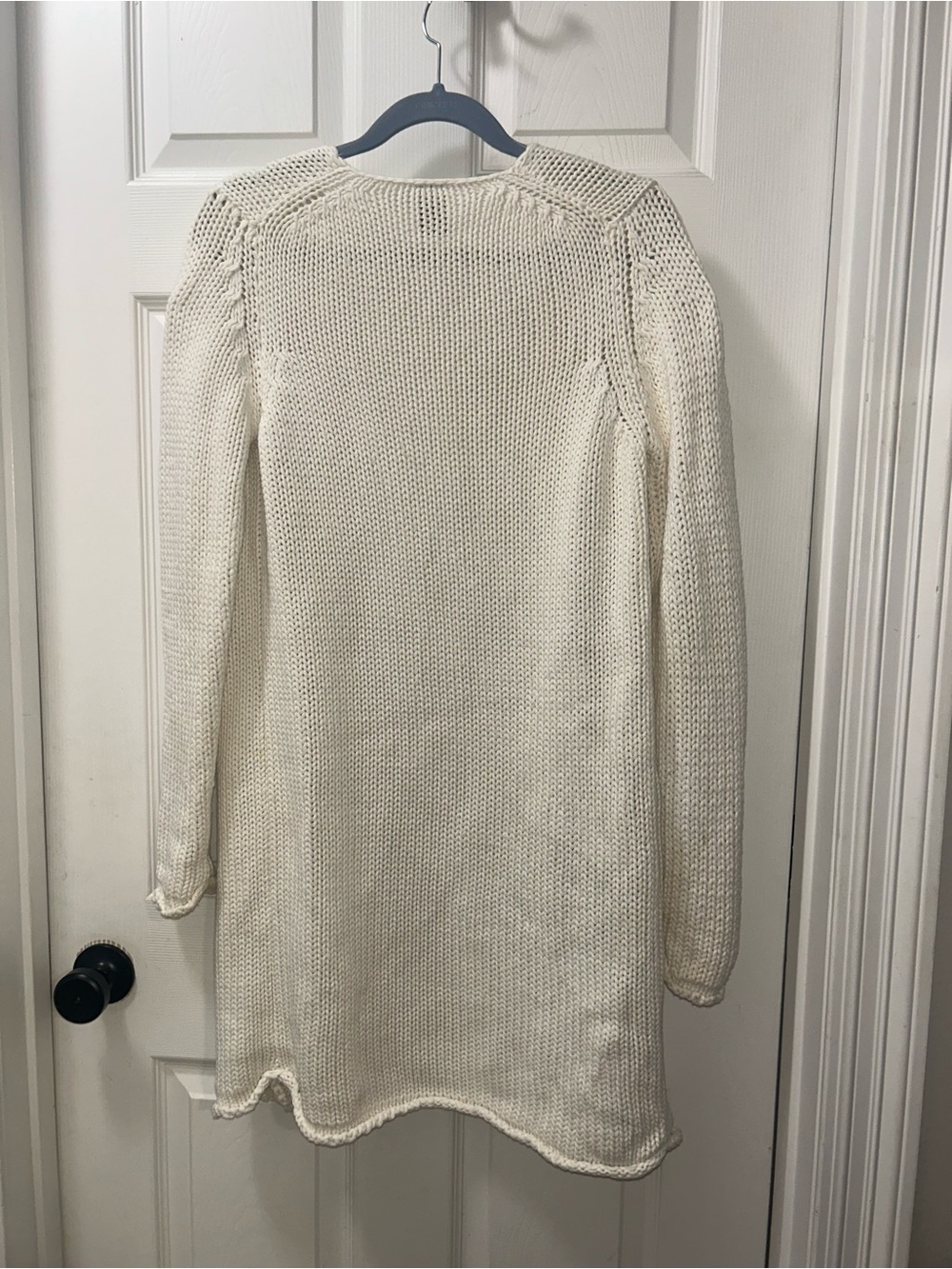 Vintage GAP 100% Cotton Chunky Knit Open Front Cardigan Sweater Small - Picture 3 of 6
